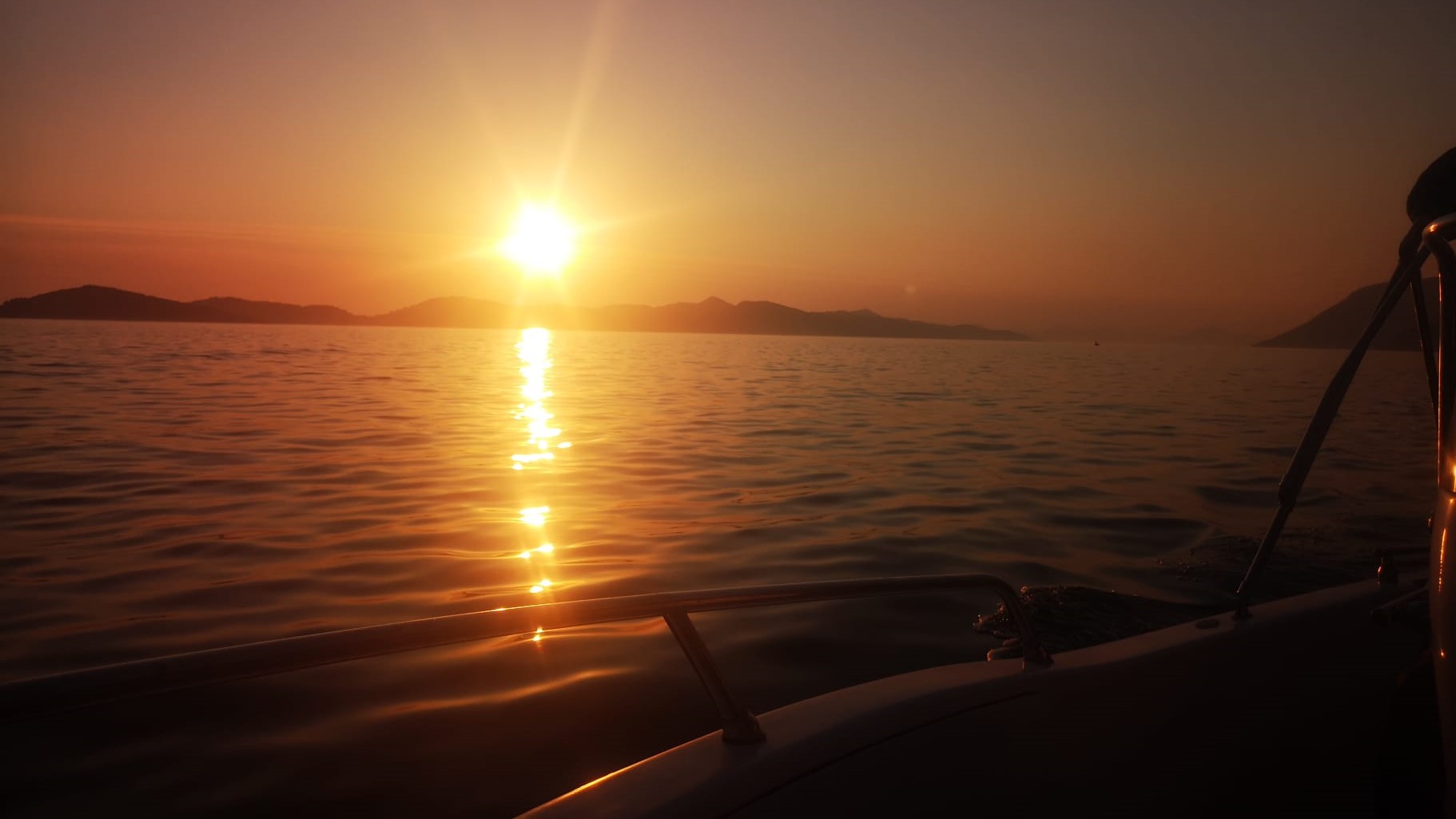 Sunseton the boat in Dubrovnik