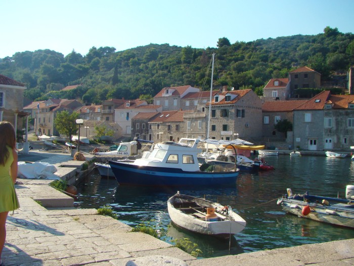 Suđurađ on Šipan from the air 1