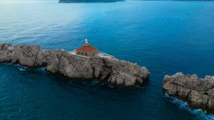 Lapad rocks in Dubrovnik