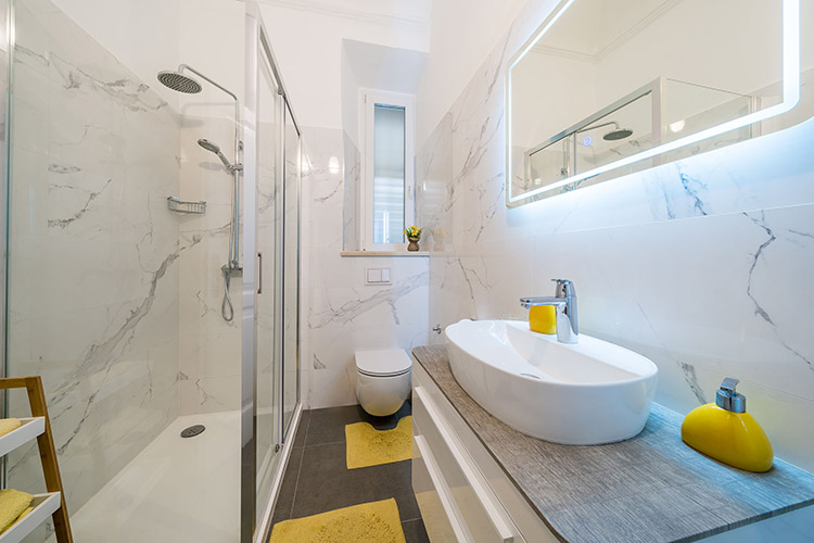 Bathroom with shower