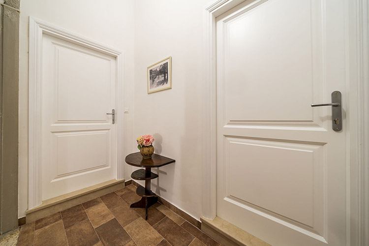 Entrance into the apartment from the building