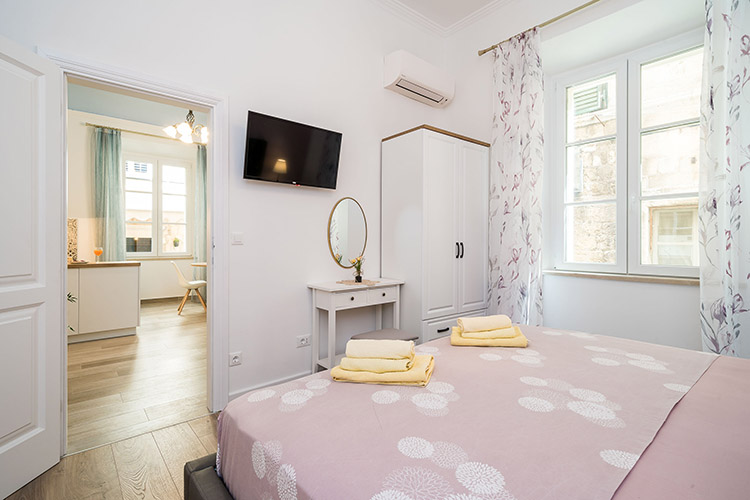 Bedroom with the window